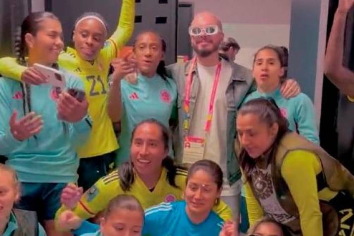 Selección Colombia y J Balvin
