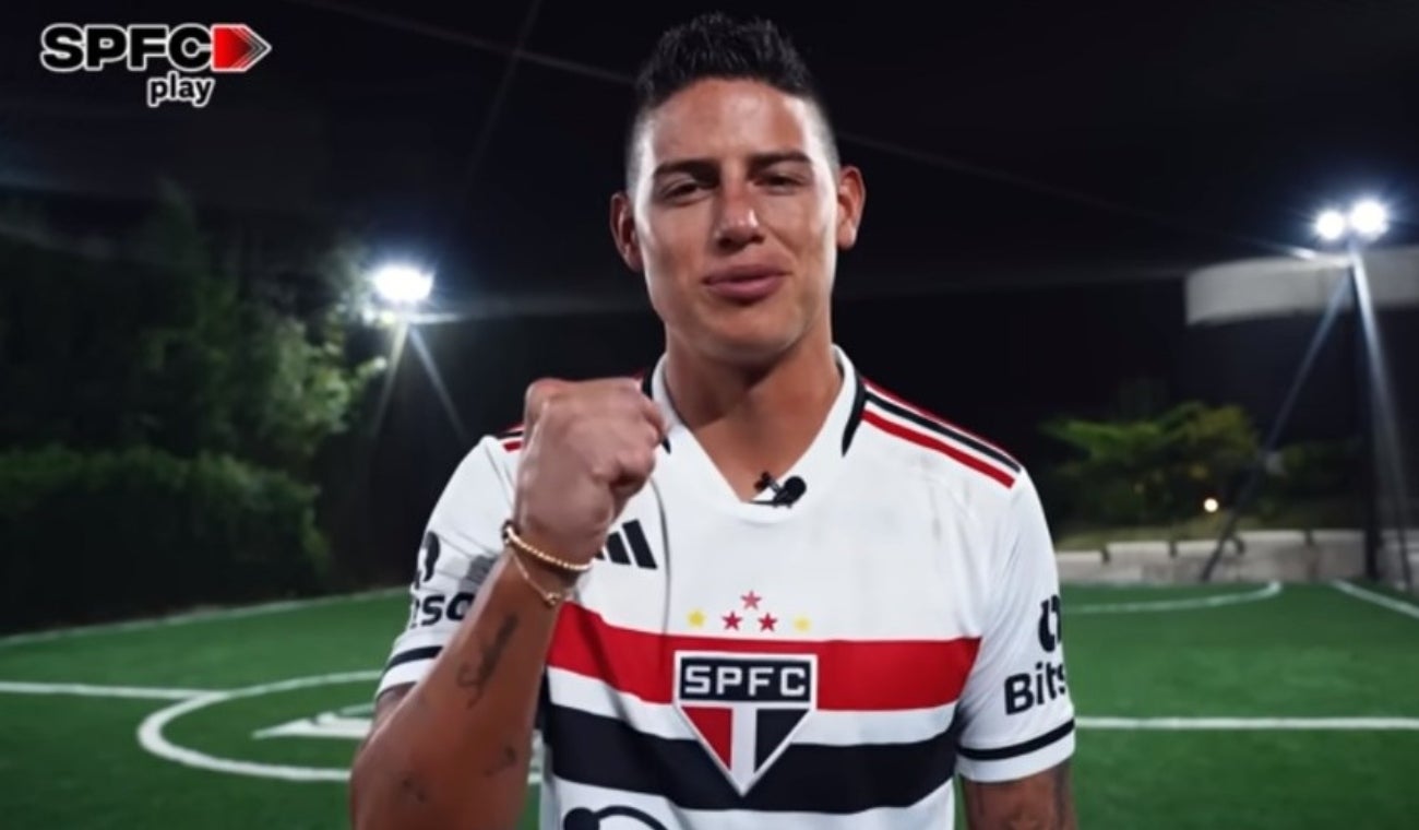 James Rodríguez en Sao Paulo