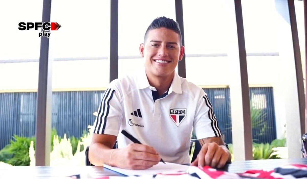 James Rodríguez en Sao Paulo