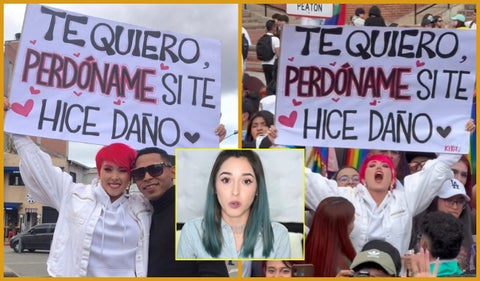 Kika Nieto en la marcha del orgullo LGTBIQ