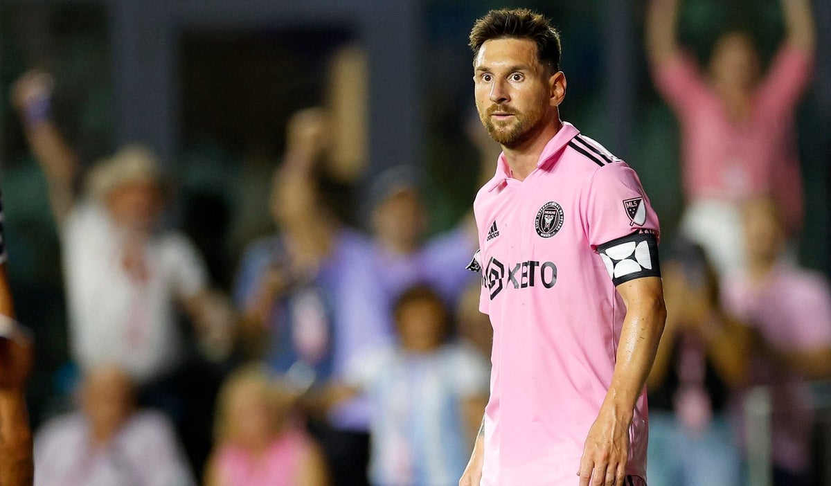 Lionel Messi con la camiseta del Inter Miami