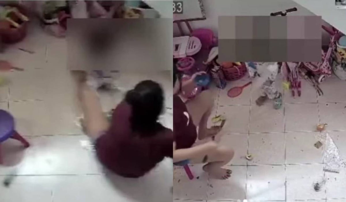 Madrastra maltrata a niña