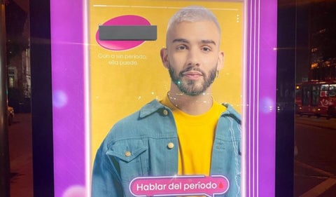 Manuel Turizo en comercial de toallas higiénicas