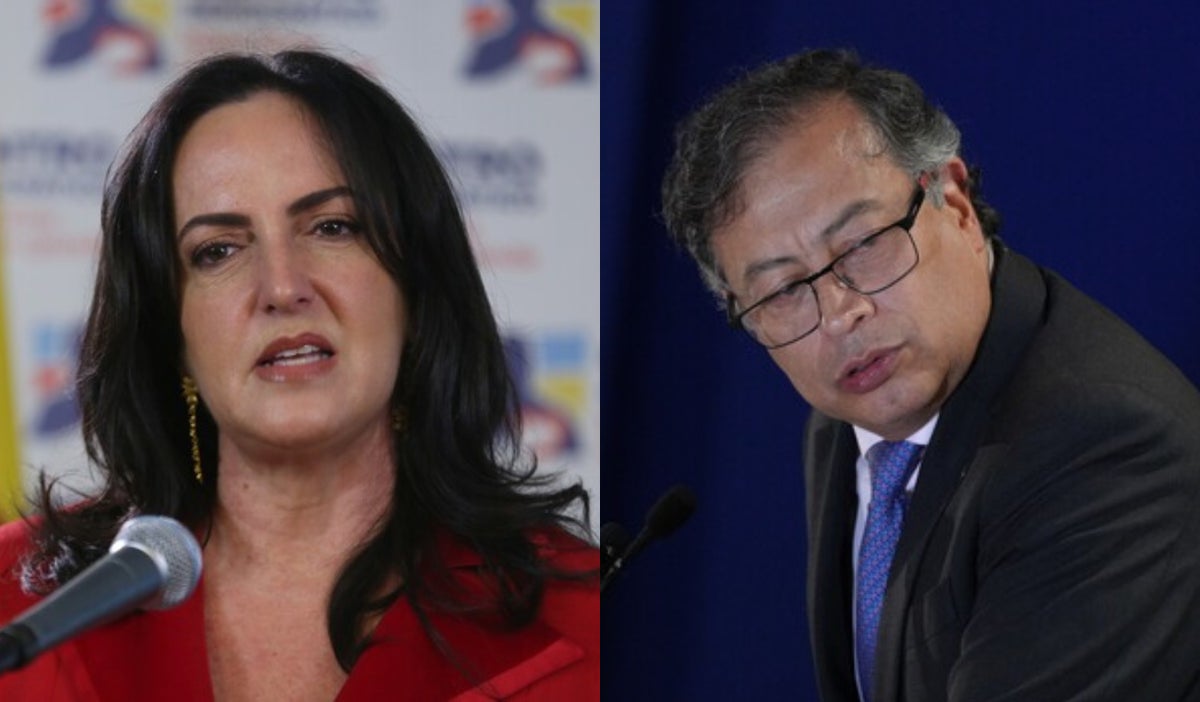 María Fernanda Cabal y Gustavo Petro