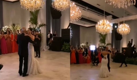 Novia bailó porro sabanero con su padre el día de su matrimonio