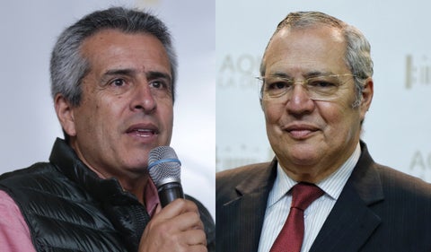 Peleas de Luis Fernando Velasco e Iván Name