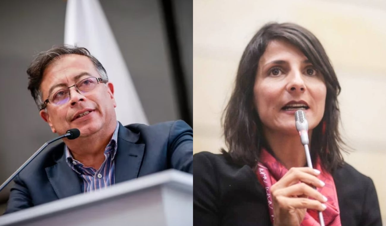 Gustavo Petro e Irene Vélez