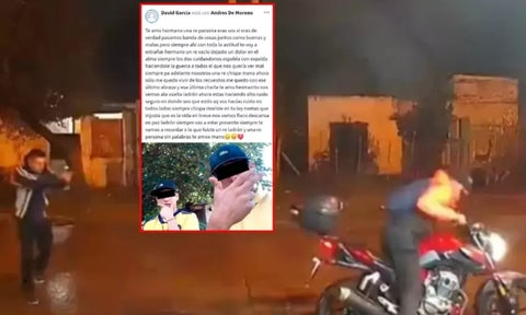 Despedida de amigos de ladrón abatido en Argentina
