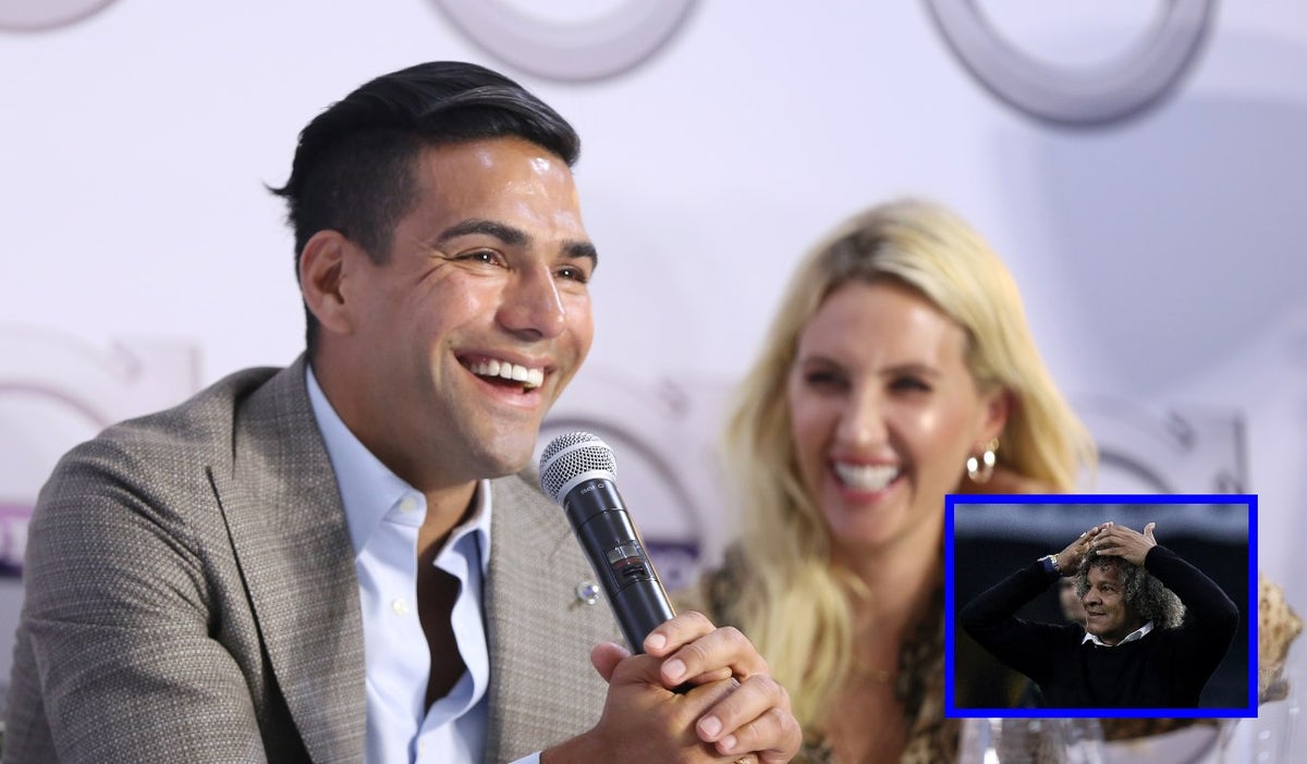 Radamel Falcao García y Lorelei Tarón. El mensaje que lo acerca a Millonarios