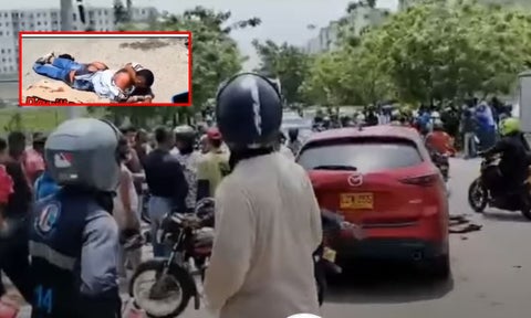 Víctima de robo alcanzó y atropelló a los ladrones: uno murió y otro quedó herido