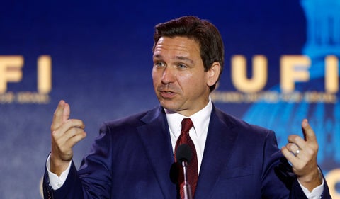 Ron DeSantis, gobernador de la Florida