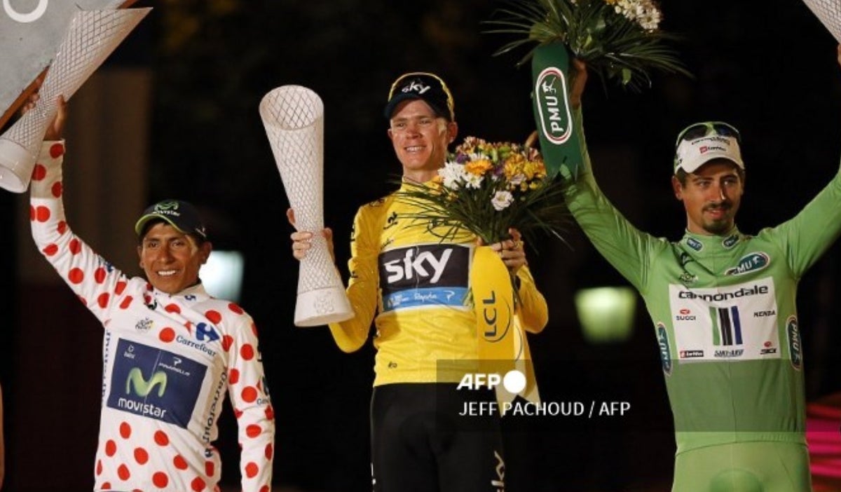 Nairo Quintana en el Tour de Francia 2013