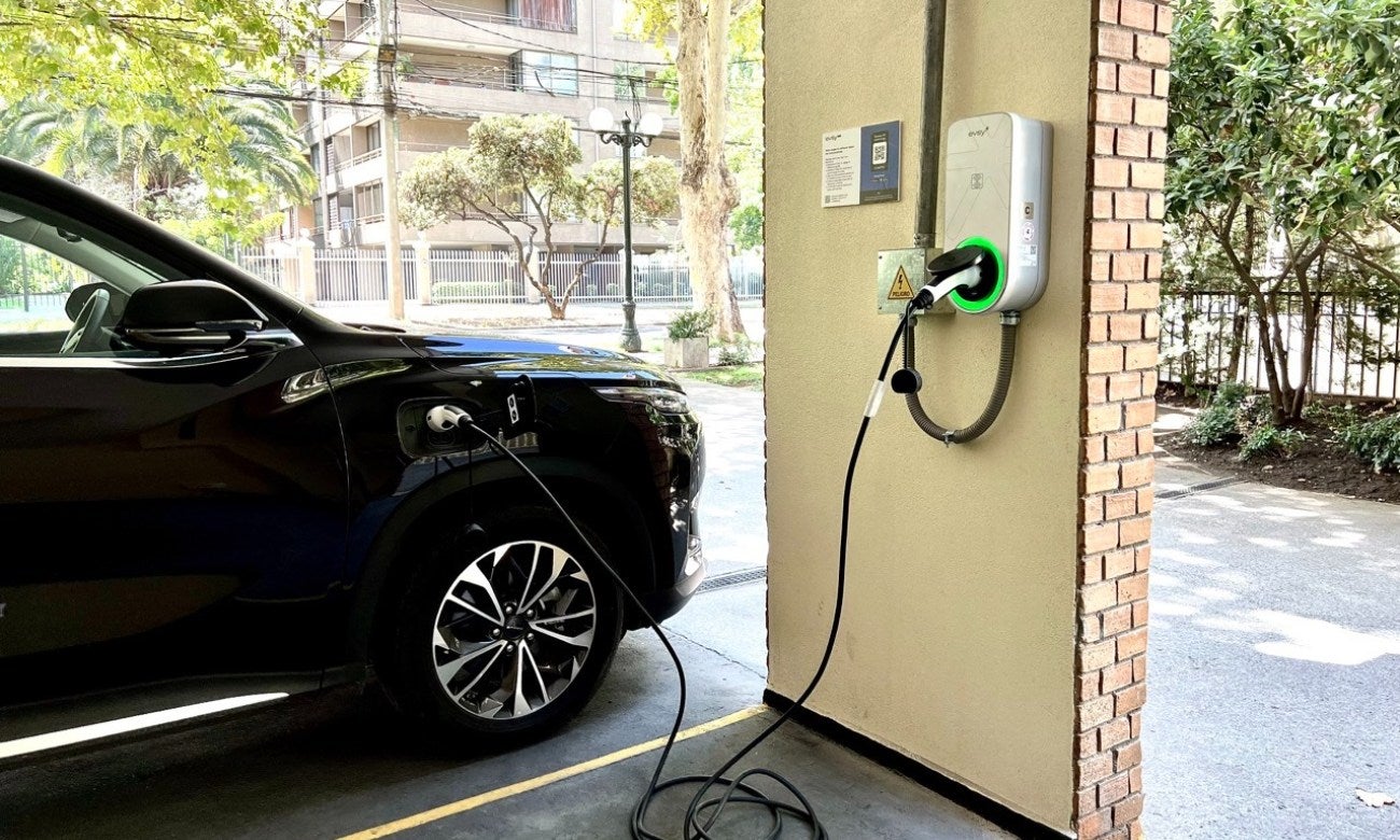 Estación de carga de carros eléctricos