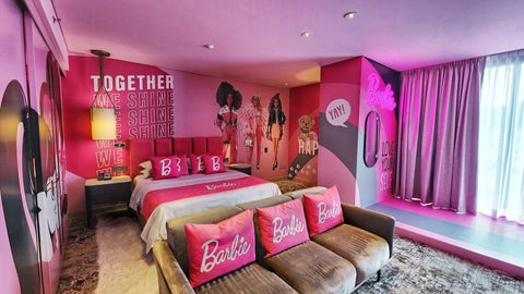 Habitación de Barbie en hotel Hilton de Bogotá