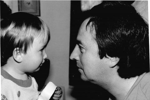 Ciro Ramírez Pinzón y su hijo
