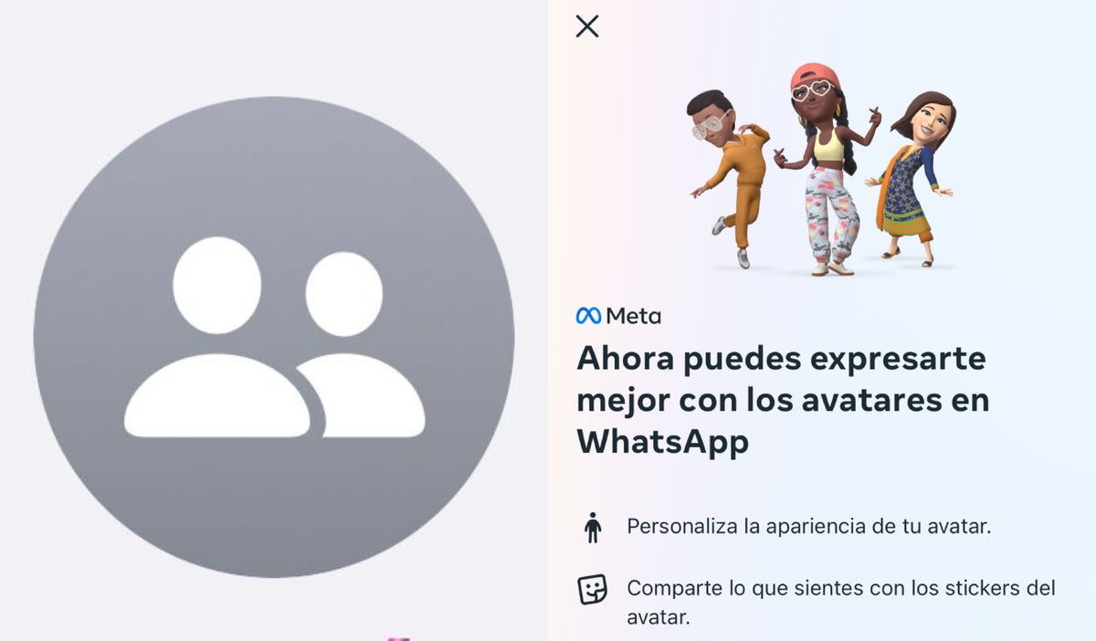 WhatsApp sin foto