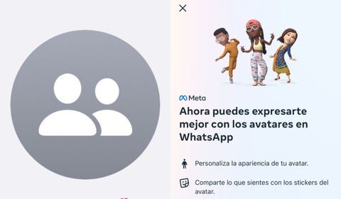 WhatsApp sin foto
