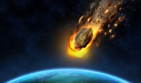 Asteroide se acerca a la Tierra - imagen de referecia