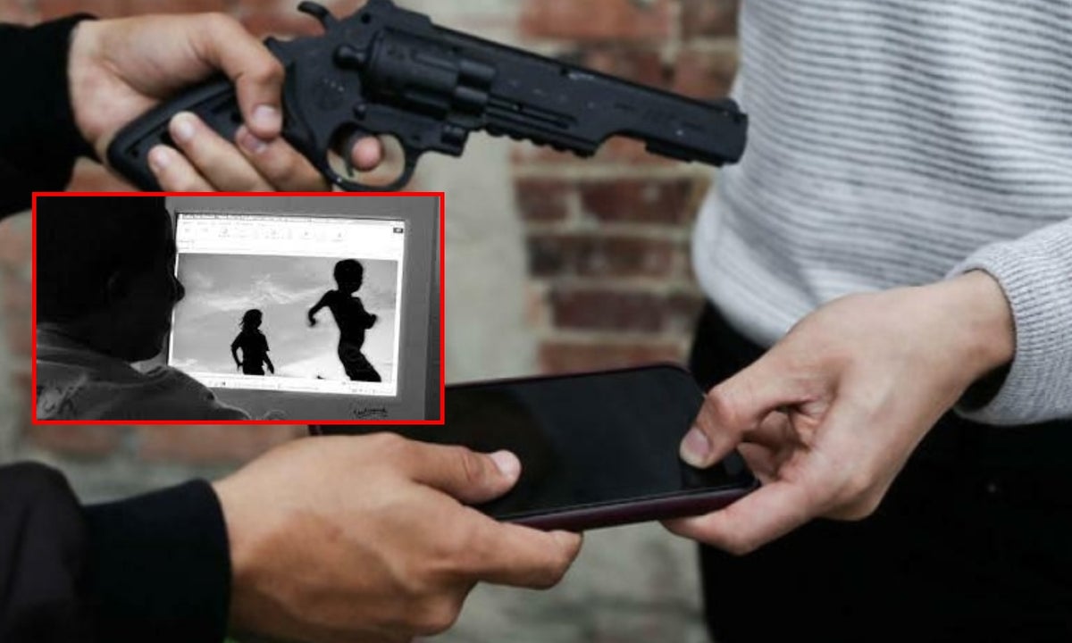 De ladrón a héroe: robó celular a sujeto, descubrió que tenía fotos de niños y lo denunció