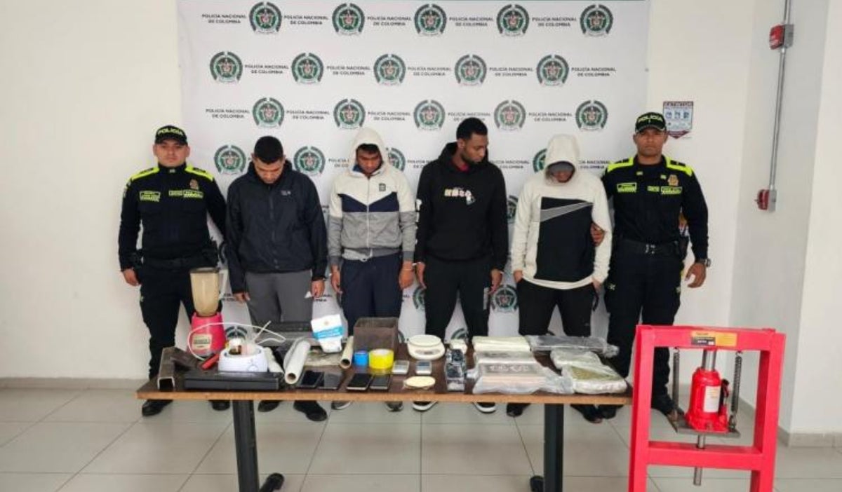Banda dedicada a fabricación de estupefacientes