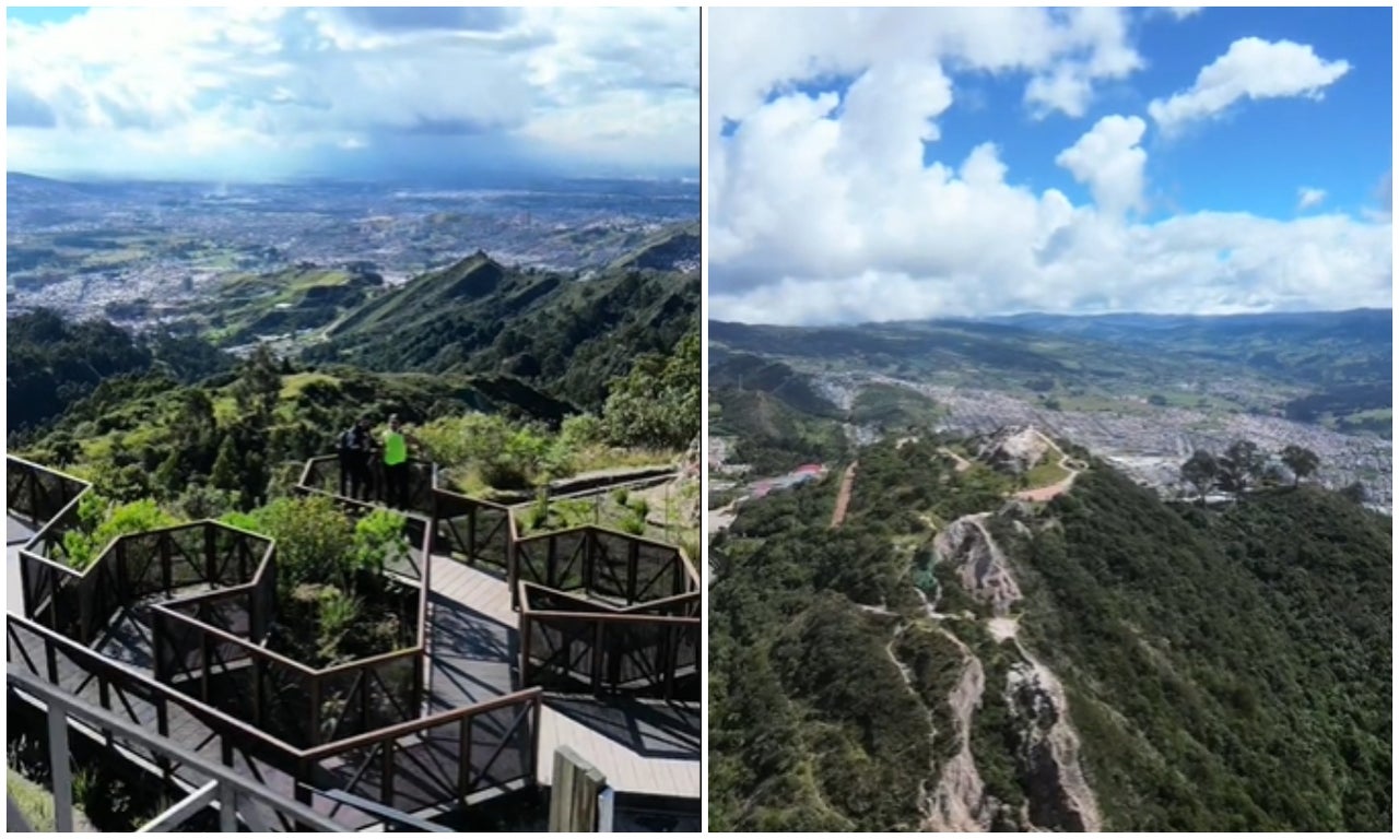 Mejor mirador de Bogotá no es Monserrate: parque Entrenubes