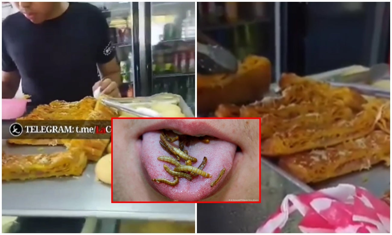 Papá pelea en panadería porque le dieron un pan con gusanos a su hija