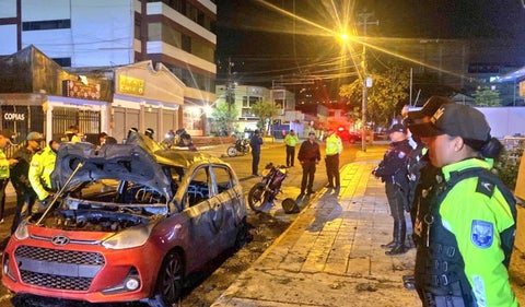 Carro bomba en Quito, Ecuador