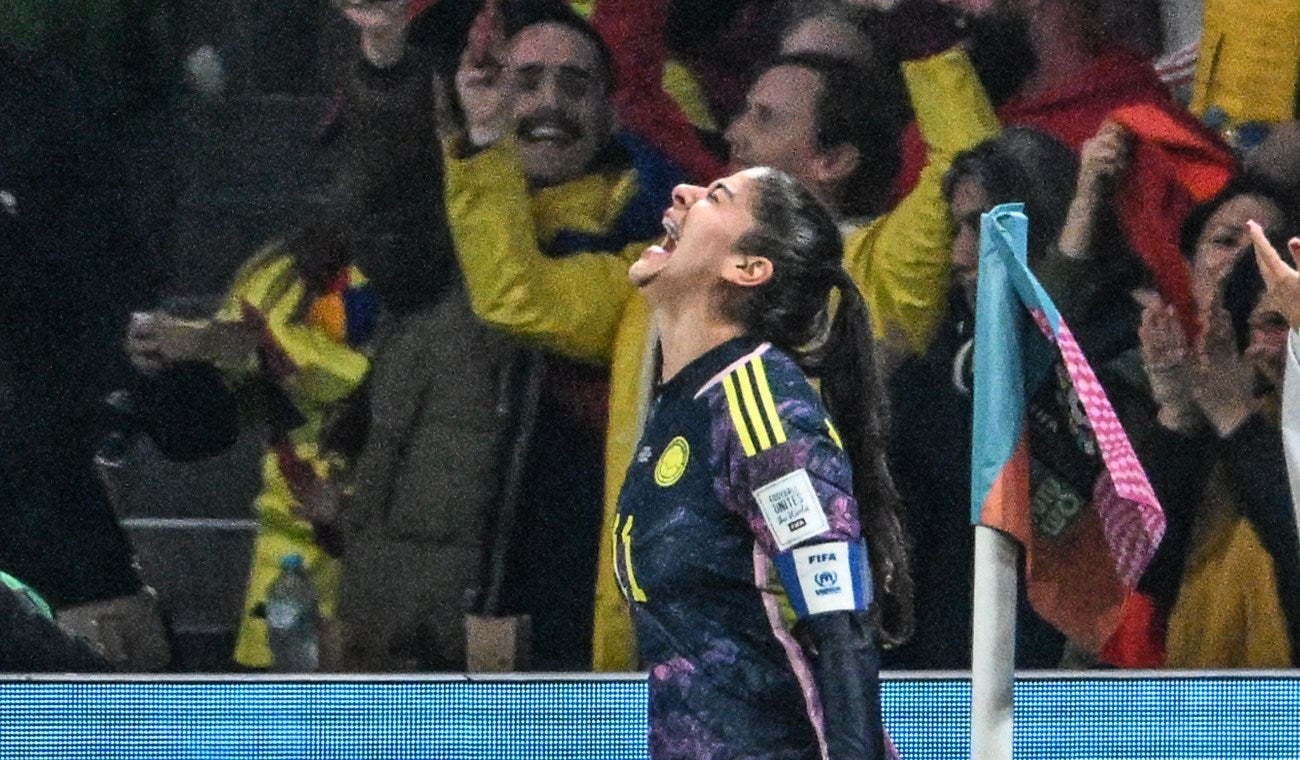 Catalina Usme celebra victoria de Colombia contra Jamaica