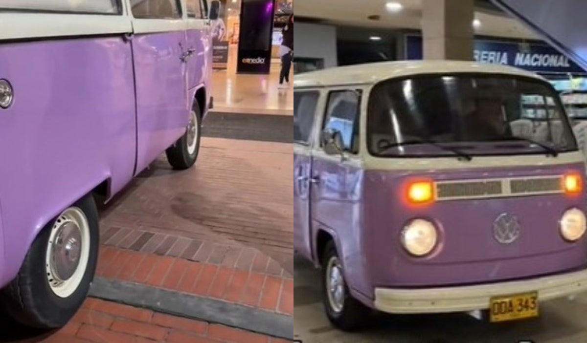 Cómo entra un carro a un centro comercial