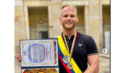 Dominic, influencer alemán que habla de Colombia