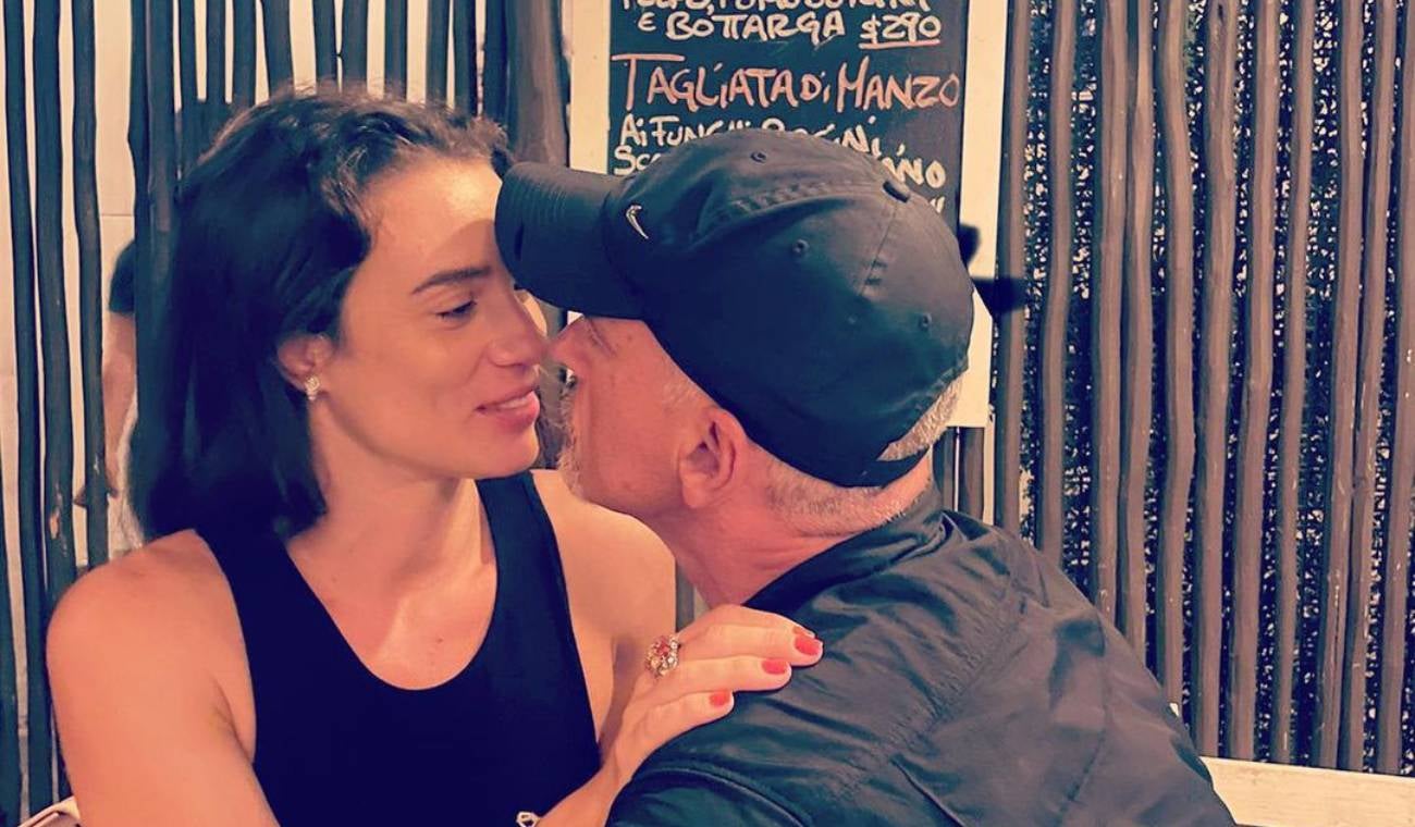 Eros Ramazzotti y su novia Dalila Gelsomino