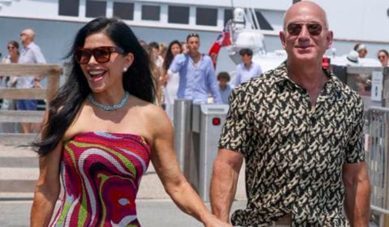 Fiesta de .compromiso de Jeff Bezos y Lauren Sánchez