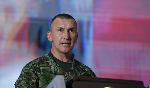 General Luis Mauricio Ospina Gutiérrez, comandante del Ejército Nacional