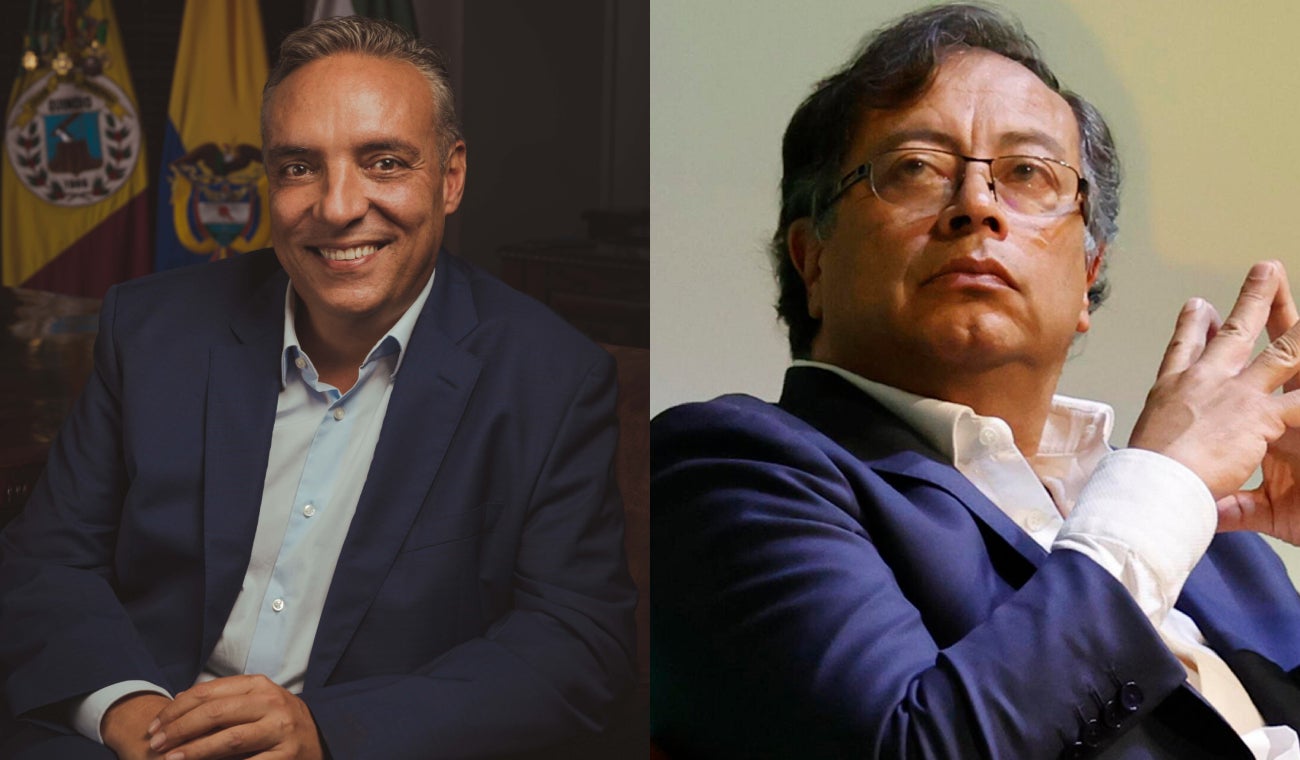 Gobernador del Quindío y Gustavo Petro