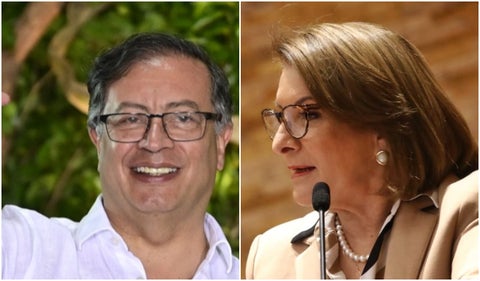 Gustavo Petro y Margarita Cabello Blanco