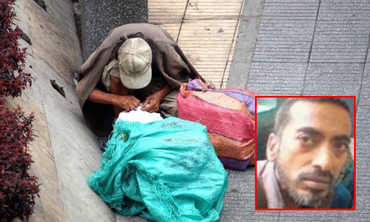 Habitante de calle recaudó millones y millones de pesos pidiendo monedas en lugares famosos