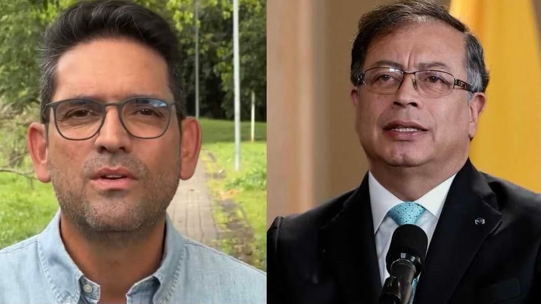 Gustavo Petro y Juan Guillermo Zuluaga