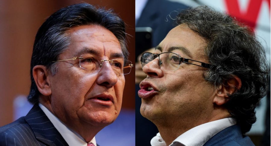 Néstor Humberto Martínez y Gustavo Petro