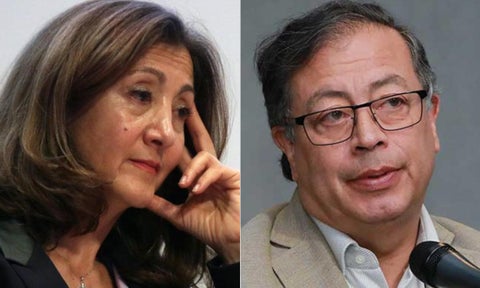 Ingrid Betancourt y Gustavo Petro