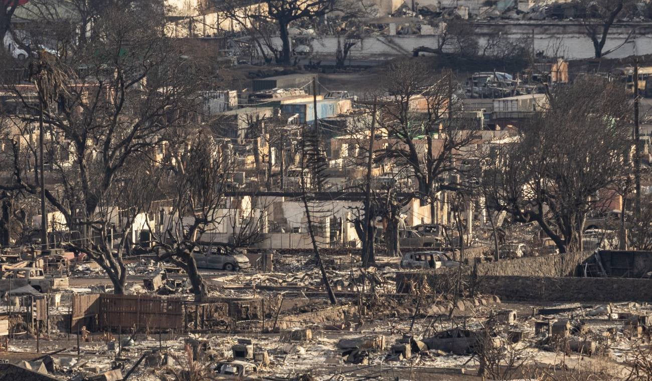 Incendio en Hawái