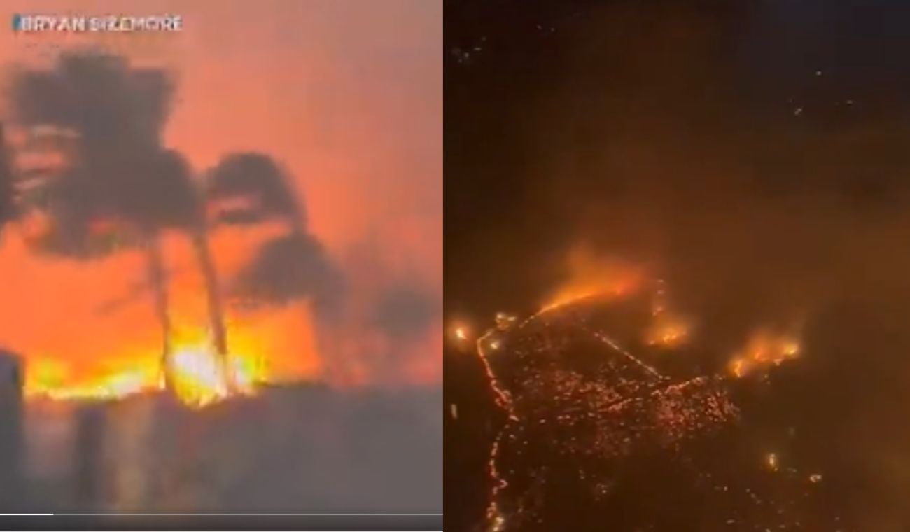 Incendio forestal en Hawai- imágenes de la tragedia