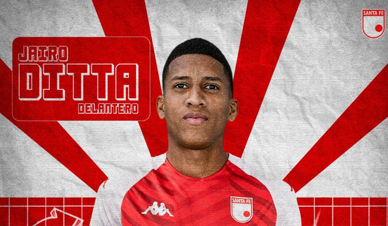Jairo Ditta, nuevo jugador de Santa Fe