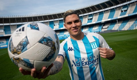 Juan Fernando Quintero en Racing