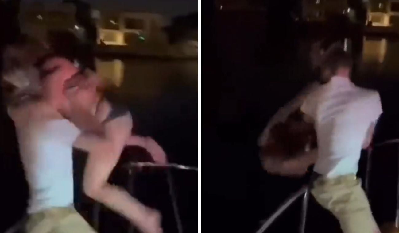 Lanzó a su amante al mar