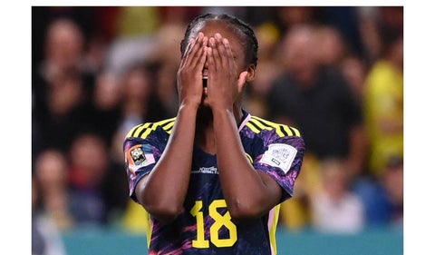 Linda Caicedo: pisón que sufrió en Colombia Vs Marruecos