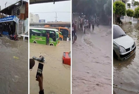 Lluvias en Cartagena