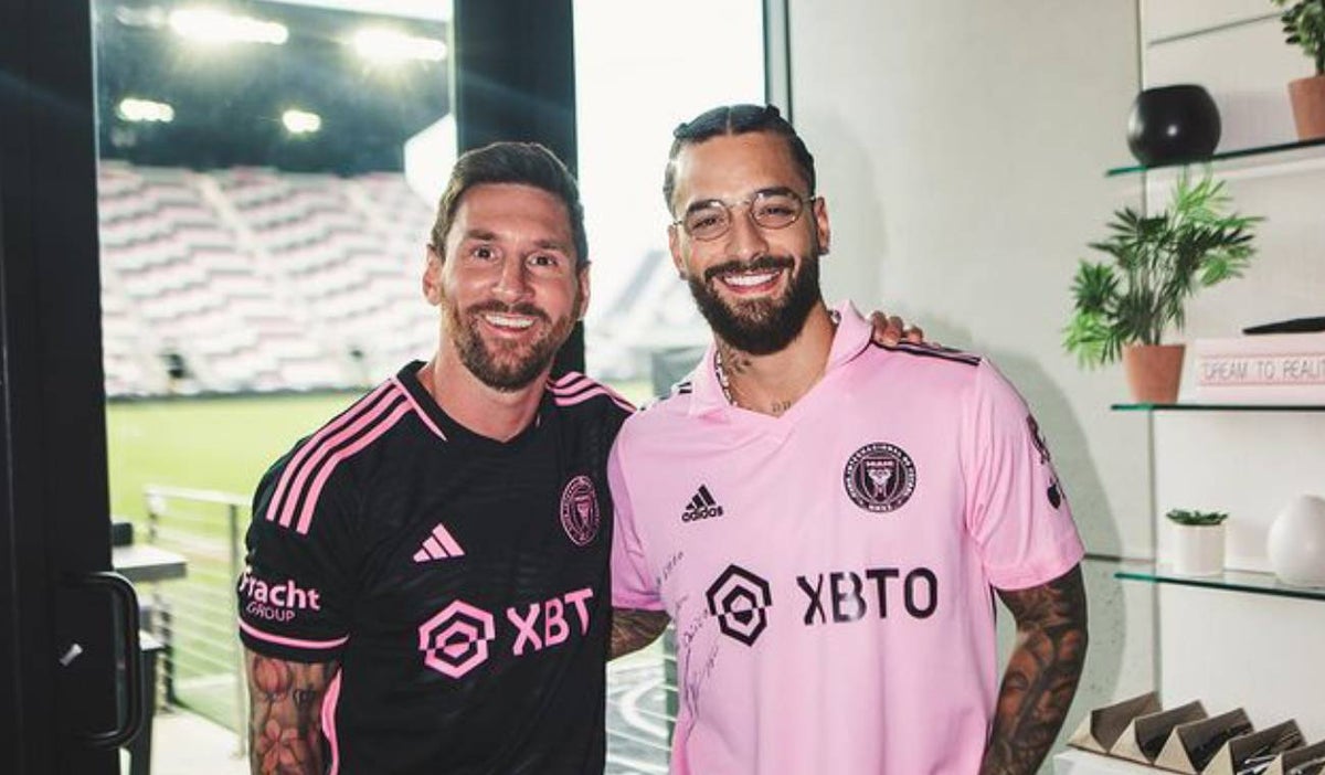 Maluma y Messi