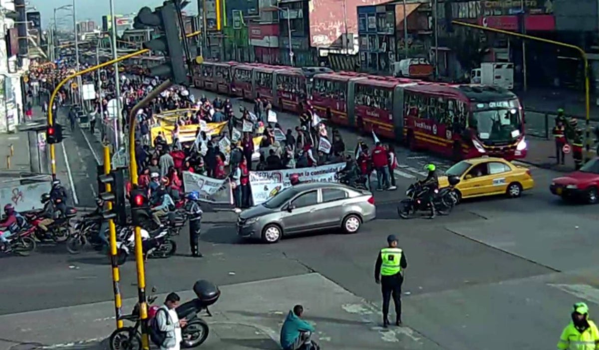 Manifestación en la Caracas