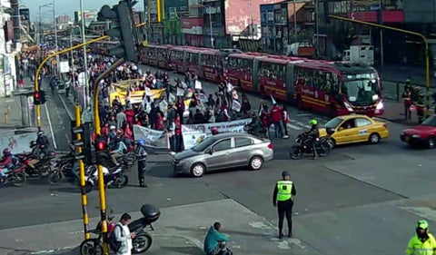 Manifestación en la Caracas
