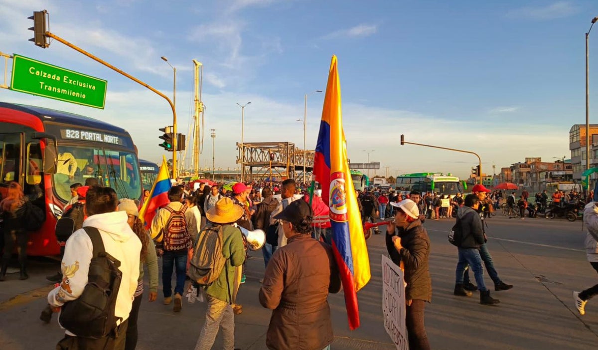Manifestaciones en Bogotá